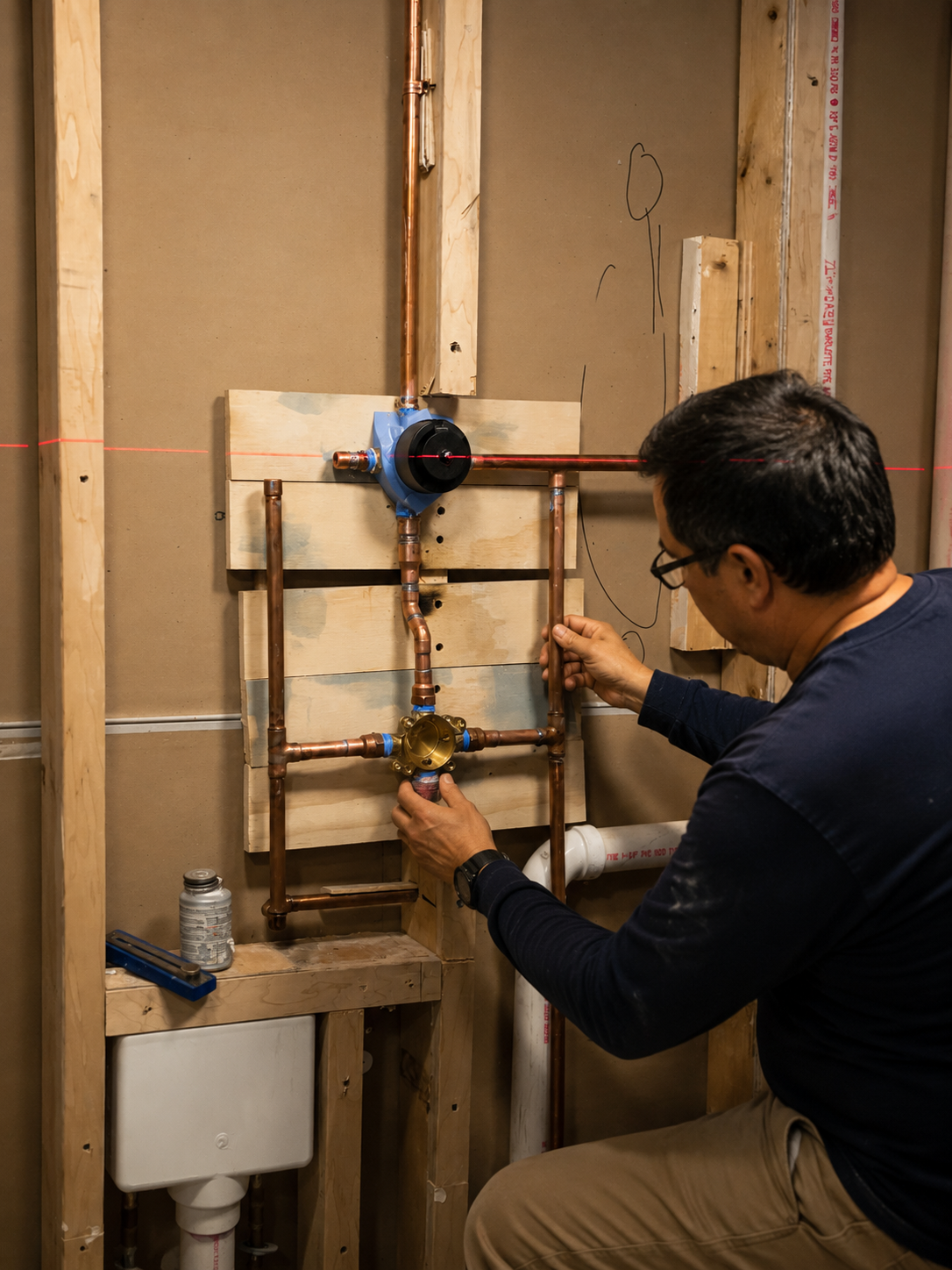 Rough-In Plumbing